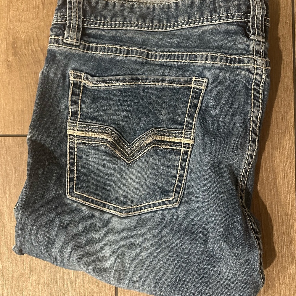 Men's Slim Straight Denim Jeans - Blue